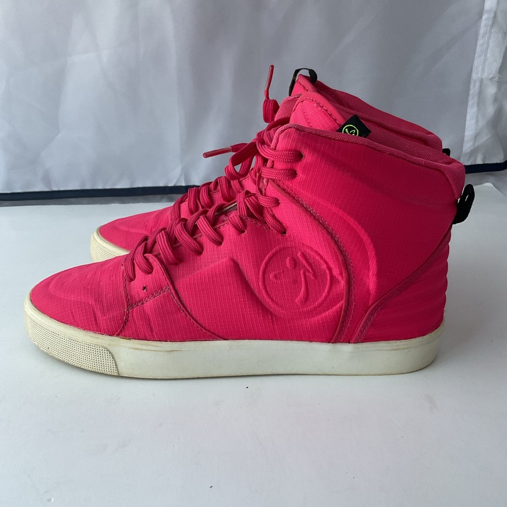 Zumba Street Classic Pink High-Top Dance Fitness  Sneakers Shoes Women’s Size 8 - Picture 4 of 12